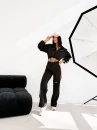Komplet damski OLAVOGA FINE FORM 2026 czarny - maWer Fashion