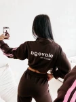 Komplet damski OLAVOGA FINE FORM 2026 brąz - maWer Fashion