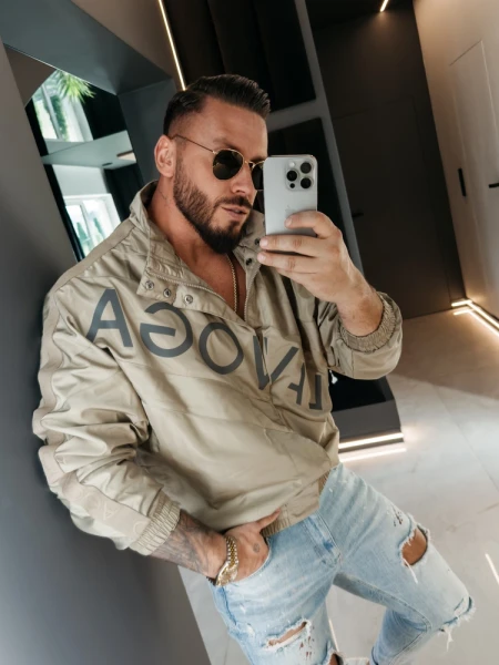 Kurtka męska OLAVOGA VEAGE 2026 khaki -  maWer Fashion