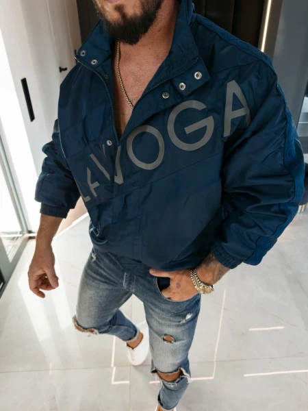 Kurtka męska OLAVOGA VEAGE 2026 granatowa - maWer Fashion