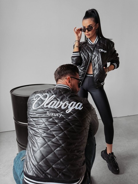 Bomberka damska OLAVOGA KOMI 2026 czarna - maWer Fashion