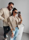 Bomberka męska OLAVOGA MEDRE 2026 beż -  maWer Fashion