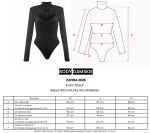 Body damskie OLAVOGA ZAFIRA 2026 czarny - maWer Fashion