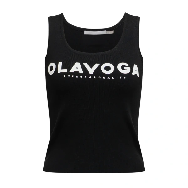 Top damski OLAVOGA PERDITA 2026 czarny - maWer Fashion