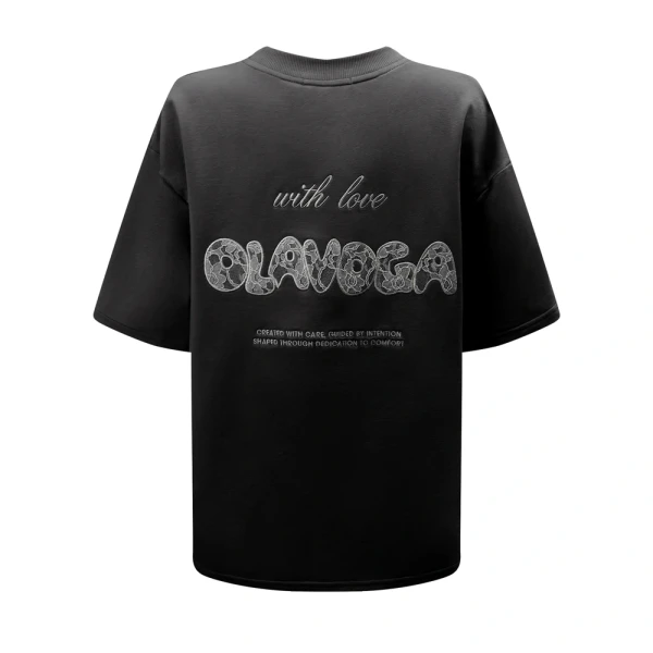 T-shirt damski OLAVOGA SOREYA 2026 czarna - maWer Fashion