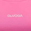 T-shirt damski OLAVOGA SOREYA 2026 fuksja - maWer Fashion
