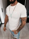 T-shirt męski OLAVOGA BANXI 2026 ecru - maWer Fashion