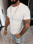 T-shirt męski OLAVOGA BANXI 2026 ecru - maWer Fashion