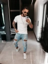 T-shirt męski OLAVOGA BANXI 2026 ecru - maWer Fashion