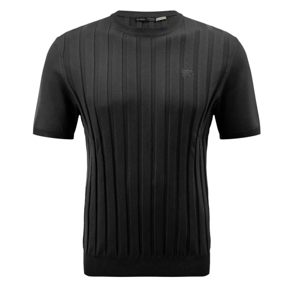 T-shirt męski OLAVOGA XAE 2026 czarny - maWer Fashion