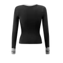 Bluzka damska OLAVOGA ELISEA 2026 czarny - ecru - maWer Fashion