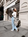 Bluzka damska OLAVOGA ELISEA 2026 ecru - czarny - maWer Fashion