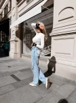 Bluzka damska OLAVOGA ELISEA 2026 ecru - czarny - maWer Fashion