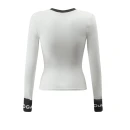Bluzka damska OLAVOGA ELISEA 2026 ecru - czarny - maWer Fashion
