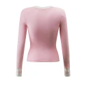 Bluzka damska OLAVOGA ELISEA 2026 róż - ecru - maWer Fashion