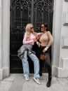 Bluzka damska OLAVOGA ELISEA 2026 róż - ecru - maWer Fashion