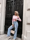 Bluzka damska OLAVOGA ELISEA 2026 róż - ecru - maWer Fashion