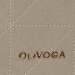 Torebka damska OLAVOGA TERING 2026 ciemny beż - maWer Fashion
