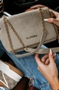 Torebka damska OLAVOGA TERING 2026 ciemny beż - maWer Fashion