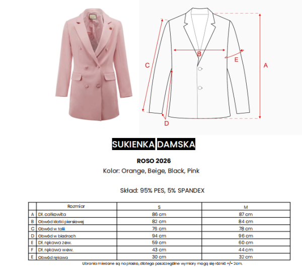 Sukienka damska OLAVOGA ROSO 2026 czarna - maWer Fashion