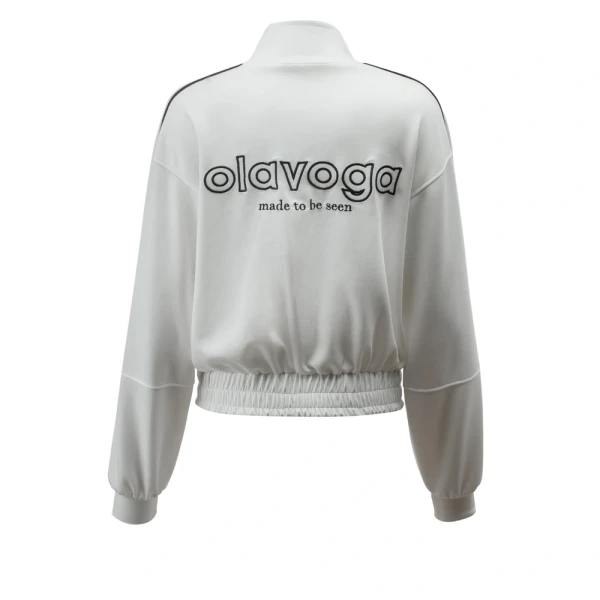 Bluza damska OLAVOGA ROSEA 2026 ecru - maWer Fashion