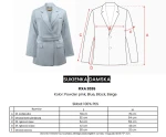 Sukienka OLAVOGA FIXA 2026 beż - maWer Fashion