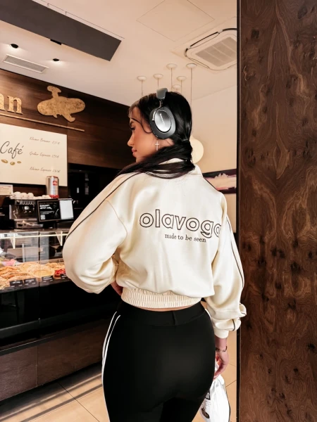Bluza damska OLAVOGA ROSEA 2026 żółta - maWer Fashion