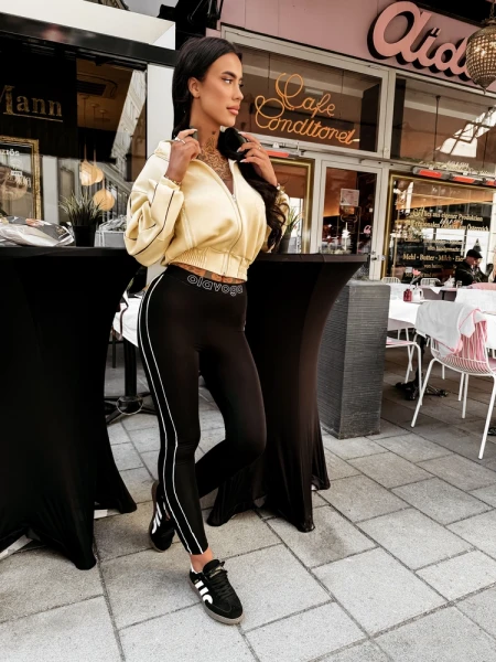 Bluza damska OLAVOGA ROSEA 2026 żółta - maWer Fashion