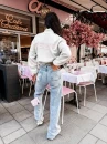 Bluza damska OLAVOGA ROSEA 2026 szara - maWer Fashion