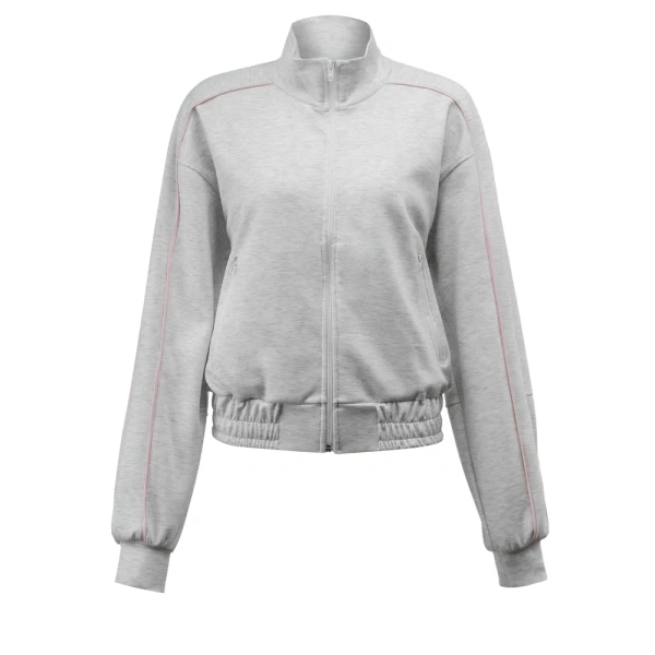 Bluza damska OLAVOGA ROSEA 2026 szara - maWer Fashion