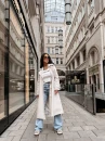 Płaszcz damski OLAVOGA ZYRO 2026 beż - maWer Fashion