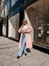 Płaszcz damski OLAVOGA ZYRO 2026 róż - maWer Fashion
