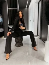 Legginsy damskie OLAVOGA VEYA 2026 czarne - maWer Fashion