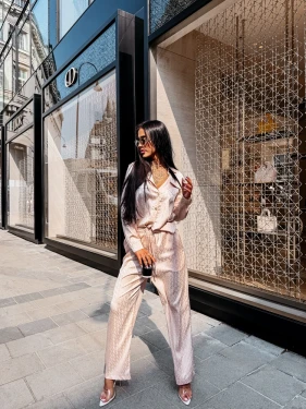 Komplet damski OLAVOGA REUNION 2026 jasny beż