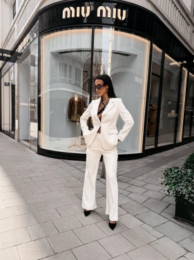 Komplet damski OLAVOGA TRACY 2026 ecru