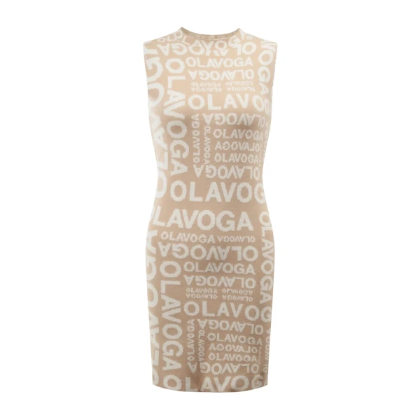 Sukienka damska OLAVOGA NOVA 2026 beż - maWer Fashion