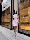 Sukienka damska OLAVOGA NOVA 2026 róż - maWer Fashion