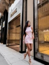 Sukienka damska OLAVOGA NOVA 2026 róż - maWer Fashion