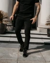Spodnie męskie OLAVOGA LORENZO 2026 czarne - maWer Fashion