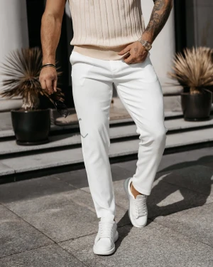 Spodnie męskie OLAVOGA LORENZO 2026 ecru