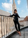 Sukienka OLAVOGA FIXA 2026 czarna - maWer Fashion