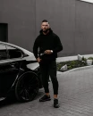 Bluza męska OLAVOGA VITREGNO 2025 czarna - maWer Fashion