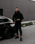 Bluza męska OLAVOGA VITREGNO 2025 czarna - maWer Fashion