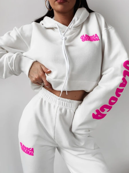 Komplet damski OLAVOGA EMEA 2024 ecru  -  maWer Fashion