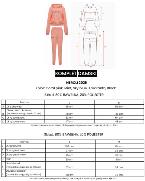 Komplet damski OLAVOGA NEROLI 2026 mięta - maWer Fashion