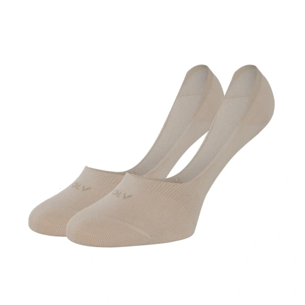 Skarpetki stopki damskie OLAVOGA TAIING 2026 jasny beż - maWer Fashion