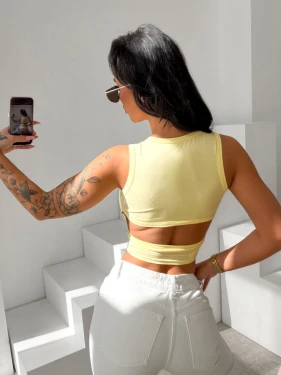 Top damski OLAVOGA DAYBREAK 2026 banana