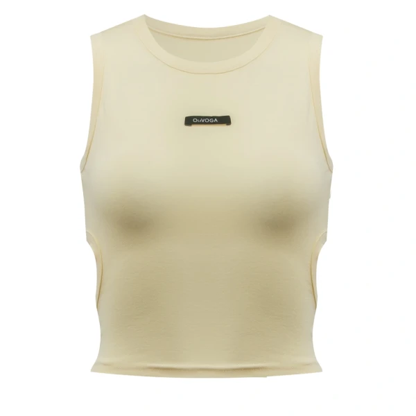 Top damski OLAVOGA DAYBREAK 2026 bananowy - maWer Fashion