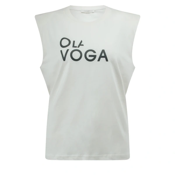 Top damski OLAVOGA RAYKIING 2026 ecru - maWer Fashion