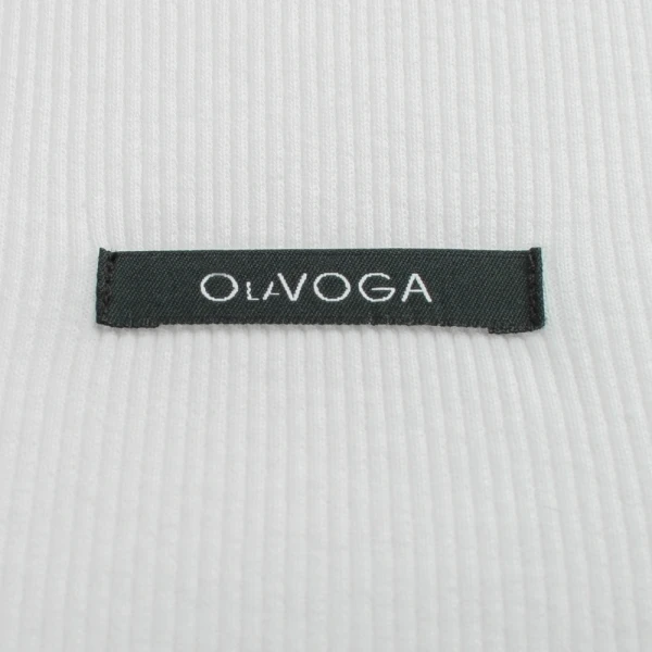 T-shirt damski OLAVOGA MOVENA 2026 ecru - maWer Fashion
